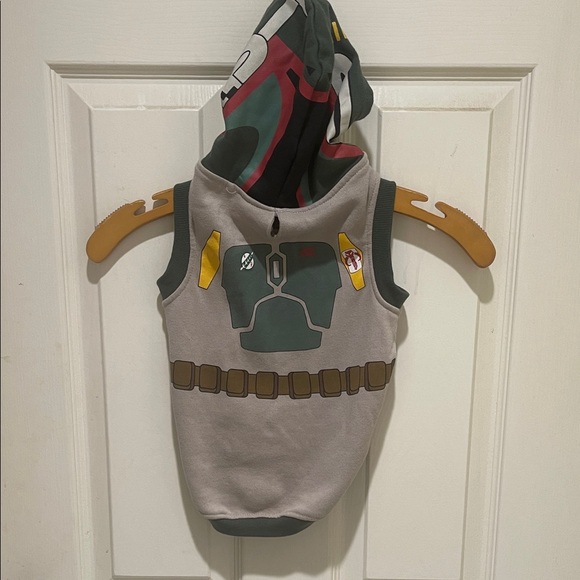 STAR WARS Lucas Film LTD Boba Fett Pet Hoodie Costume - Picture 2 of 5